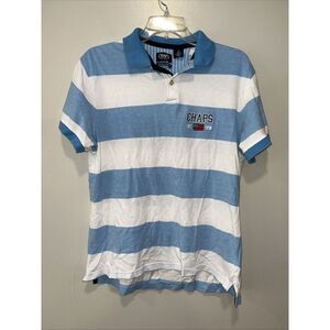 Chaps men's short sleeve‎ polo natural stretch medium